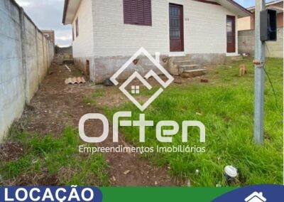 VENDA E LOCAÇÃO – CASA COM TRÊS DORMITÓRIOS E AMPLO TERRENO