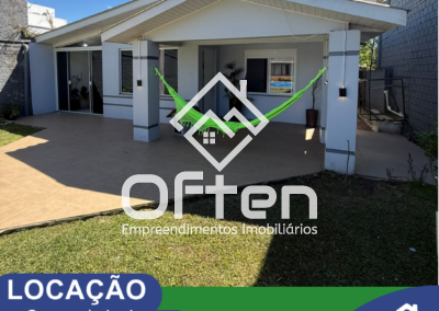 LOCAÇÃO – CASA COM TRÊS DORMITÓRIOS E PISCINA