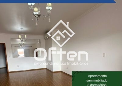 LOCAÇÃO – APARTAMENTO DE TRÊS DORMITÓRIOS COM SACADA