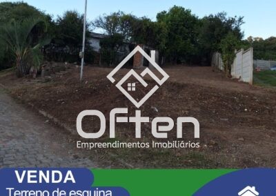 VENDA – TERRENO DE ESQUINA EM BOA LOCALIZAÇÃO