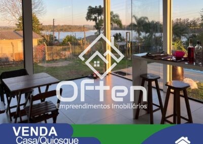 VENDA – CASA/QUIOSQUE NA BARRAGEM DE ERNESTINA